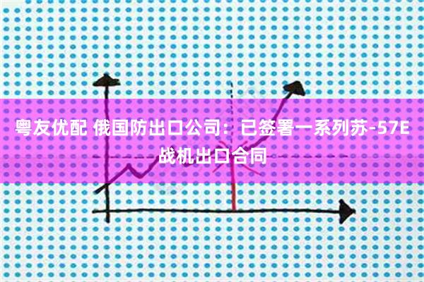 粤友优配 俄国防出口公司：已签署一系列苏-57E战机出口合同