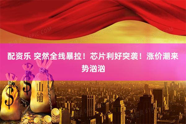 配资乐 突然全线暴拉！芯片利好突袭！涨价潮来势汹汹