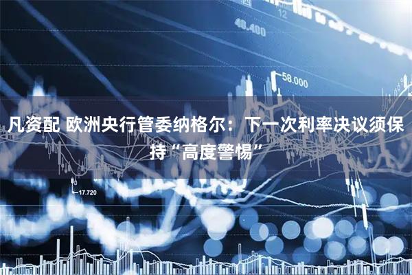 凡资配 欧洲央行管委纳格尔：下一次利率决议须保持“高度警惕”